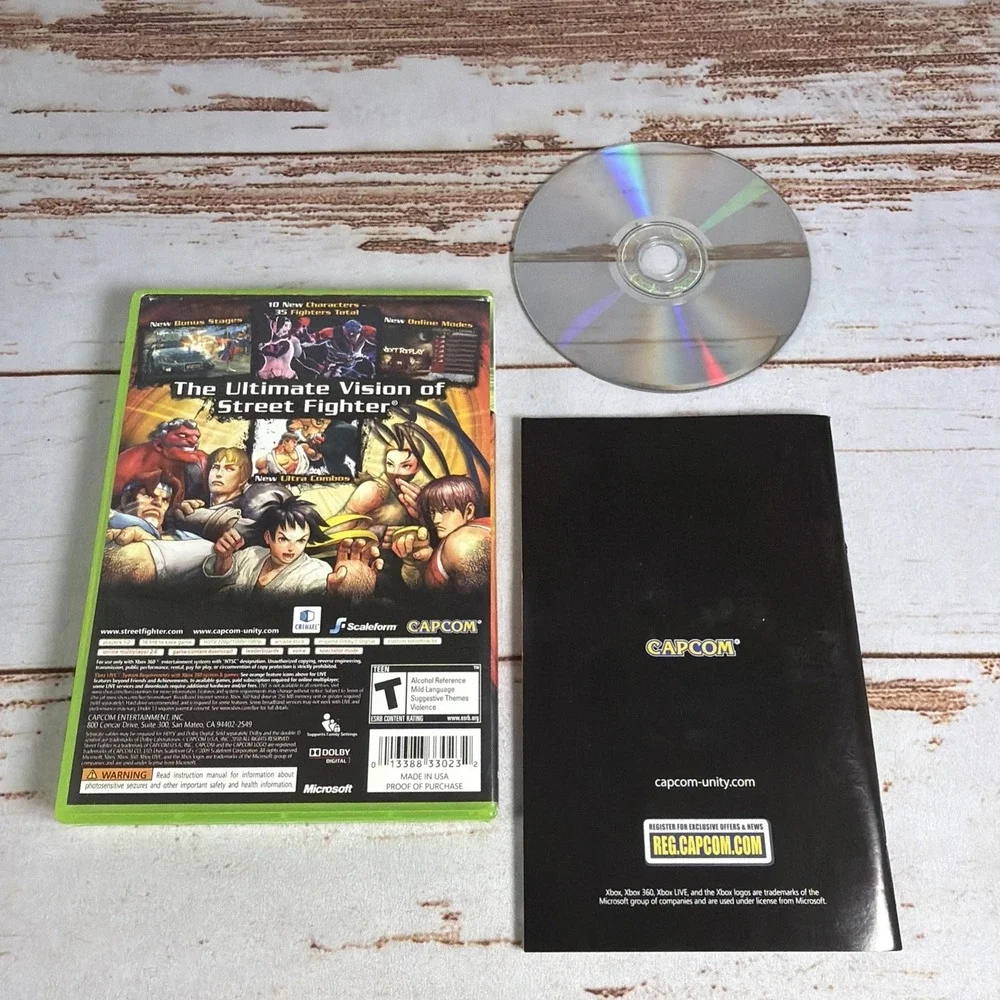 Super Street Fighter IV (Xbox 360, 2010) Complete -Capcom CIB TESTED